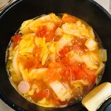 白菜とトマトのスープ